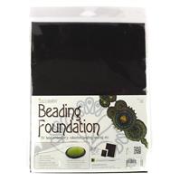Large Black Beading Foundation 8.5x11", 1pc