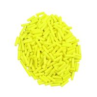 Miyuki Bugle Beads Opaque Yellow 6mm (APRX 17GM/TB)