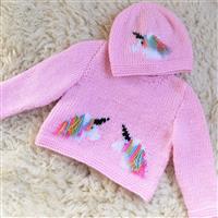 iKnit Designs Baby Unicorn Hat & Cardigan Pattern