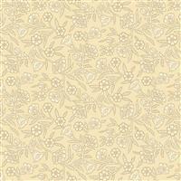 Ashton Collection Floral on Ivory Fabric 0.5m
