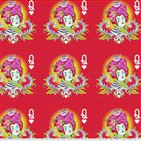 Tula Pink Curiouser And Curiouser in The Red Queen Wonder Fabric 0.5m