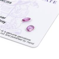 0.7031cts Sapphire Rose Oval 6x4mm