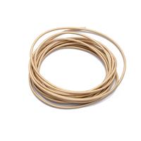 1.5mm Gold Leather Cord, 2m