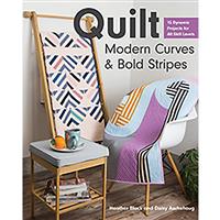 Quilt Modern Curves & Bold Stripes Book by Heather Black