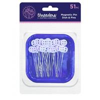  Threaders - Magnetic Pin Dish & Pins (51PC) 