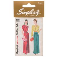 Simplicity Vintage Magnet 4534/4402 Pattern