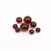 Baltic Cherry Amber Mixed Size Bead Pack, Inc. 4x 6mm, 2x 8mm, 2x10mm (8pcs)