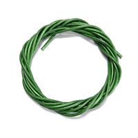 Metallic Green Coloured Round Leather Cord, approx. 1.8mm; 2m