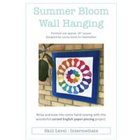 Sewmotion Curved EPP Summer Bloom Wall Hanging Pattern & Paper Pieces