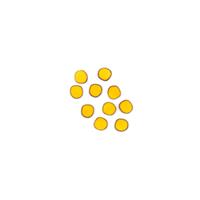 Preciosa Ornela Lemon Travetin Table Cut Beads, 15mm (10pk)