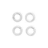 Silver Plated Copper Open Jump Rings ID Approx 3mm. (Approx 200pcs)