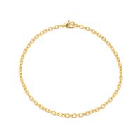 Gold Plated Base Metal Bracelet, Approx 4mm