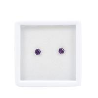 0.65cts Amethyst Hexagon Approx 4mm (2pcs)