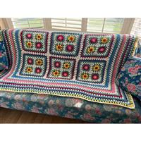 Adventures in Crafting Spring Cheer Blanket Crochet Along Kit