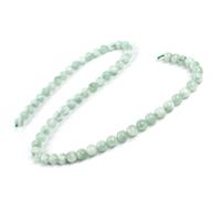 80 cts Green Angelite Plain Rounds Approx 6mm, 38cm Strand