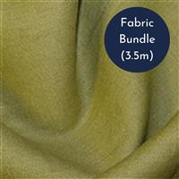 Chartreuse Enzyme Washed 100% Linen Fabric Bundle (3.5m)