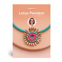Lotus Pendant by JM Guest Designer Chloe Menage Booklet