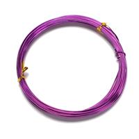 10m Silver Plated Purple Aluminum Wire, 1.0mm