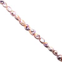 Purple Flash Baroque Pearls Approx 15-18mm, 38cm Strand 