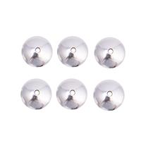 925 Sterling Silver Bead Caps to fit 6mm Rounds, 6pcs 