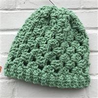 Adventures in Crafting Sage Green In Vogue Hat Crochet Kit