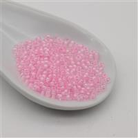 Miyuki Pink Lined Crystal 8/0 Seed Beads (8.2GM/TB) 