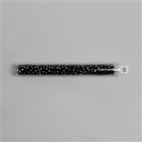 Miyuki Matte Black Seed Beads 6/0 (20GM/TB)
