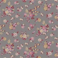 Tilda Daisyfield Grey Fabric 0.5m