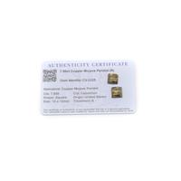 7.8cts Copper Mojave Peridot 10x10mm Square Pack of 2 (R)