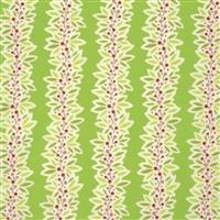 Heather Bailey Ginger Snap Collection Garland Green Fabric 0.5m