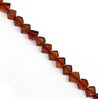 Baltic Cognac Amber Irregular Beads, Approx. 7-14mm (38cm Strand)