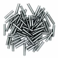 Long Bugle Beads 9mm Metal Pack of 15g