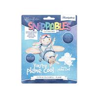 Moonstone Dies - Snippables Cute & Colourful - Plane, Contains 2 Metal Dies
