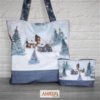 Amber Makes Winter Totally Tote Bag Kit: Instructions & Fabric 