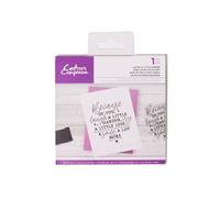CC - Clear Acrylic Stamp - Laugh a little harder - 1PC