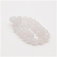 390cts White Onyx Plain Rounds Approx 12mm, 36cm Strand