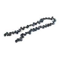 Black Freshwater Cultured Keshi Pearls Approx 7-8mm, 40cm Strand