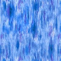 Floral Fascination Warpy Blender Blue Fabric 0.5m