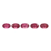 1.15cts Safira Tourmaline 5x3mm Oval Pack of 5 (N)