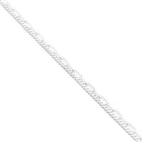 925 Sterling Silver Chain With White Topaz Charm Approx 18inch