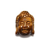 50 cts Tigers Eye Buddha Approx 22x30mm, 1PC