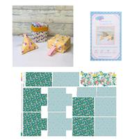Living in Loveliness Sewing Room Accessories Pattern & Panel - Teal Flowers