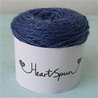 Woolly Chic Denim Blue HeartSpun 4 Ply Yarn 25g 