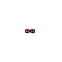 Baltic Amber Cherry Rounds, Approx 4mm (2 pack)