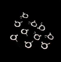 925 Sterling Silver Bolt Ring Clasp - 6mm (10pcs/pk)