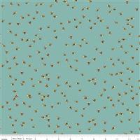 Echo Park Paper Co. Beautiful Day in Sea Glass Bee Fabric 0.5m