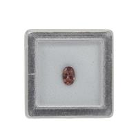 KIT 1 : 0.35cts Red Apatite Faceted Oval Approx 6x4mm