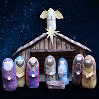 Amber Makes Nativity Scene Kit: Instructions & Panel (140 x 120cm)