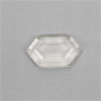 22.70ct White Quartz Elongated Hexagon Approx 29x17 to 31x18mm (N) 
