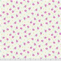 Tula Pink Curiouser And Curiouser in Baby Buds Sugar Fabric 0.5m